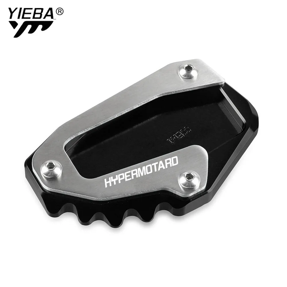For Ducati hyperstrada Hypermotard 950 950SP 698 796 821 939 Multistrada V4 S Motorbike Side Stand Foot Enlarger Plate Pad Cover