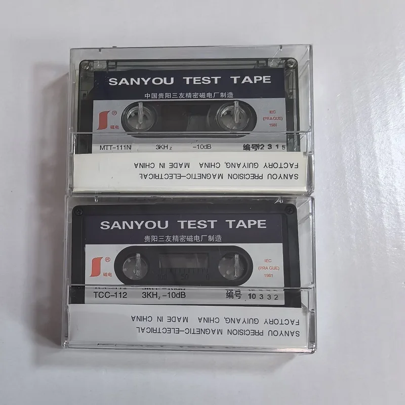 

FLUTTER TEST TAPE 3kHz-10dB FLUTTER & SPEED Tape Speed Test Wow and Flutter Test