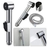 Durable Stainless Steel Shower Head Muslim Shattaf Sprayer Kit Toilet Douche Bidet Hygienic Handheld Hose Spray Bathroom Hose