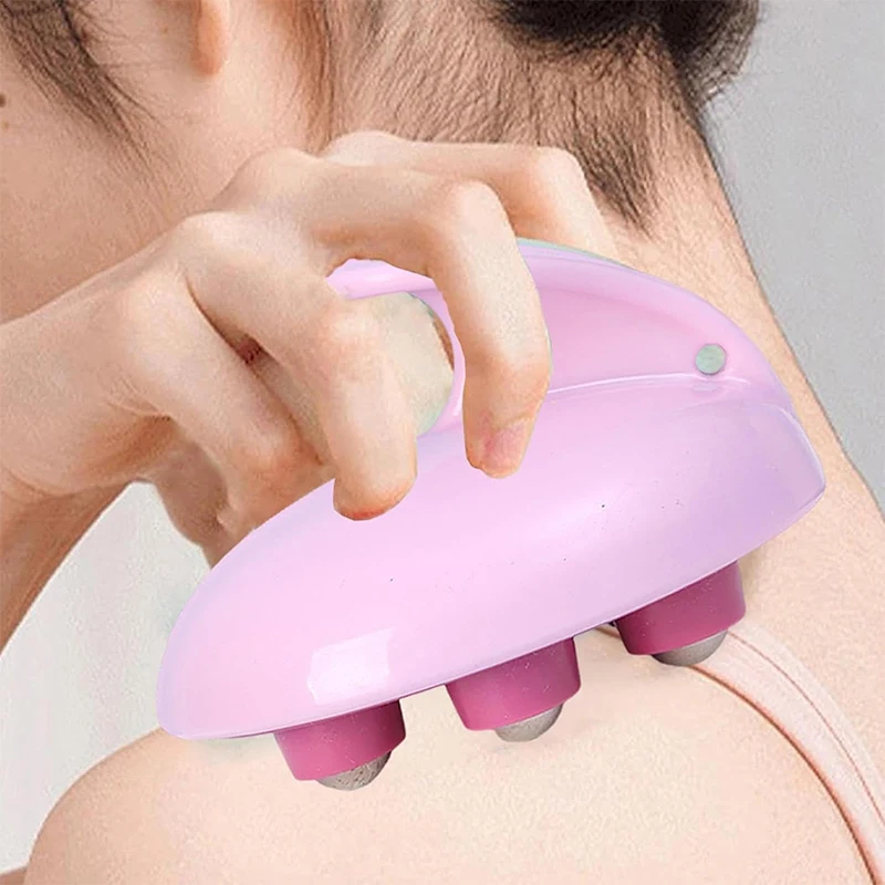 7-Bead Handheld Ball Massager Magnetic Bead Steel Ball Full Body Muscles Relax Portable Multifunctional Roller Massage Tools