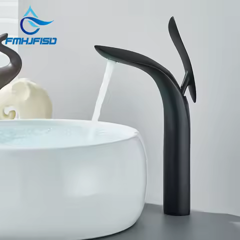 FMHJFISD Basin Sink Faucet Minimalist design Single Handle Hot And Cold Water Mixer Tap Single Hole Deck Mounted Washbasin Crane