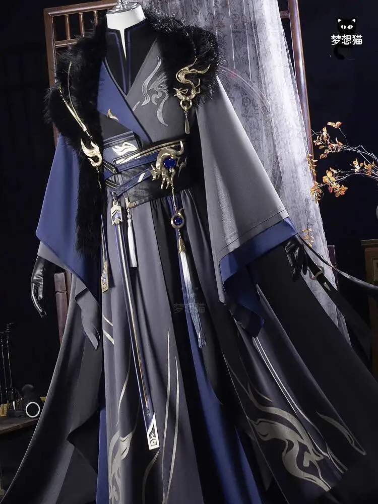 اسم الرمز الجديد: يوان فييستا كرنفال الهالوين كوس كوسبلاي فو رونغ سيما يي خدمة مشتقة من الفرو الشتوي الملابس المشتقة