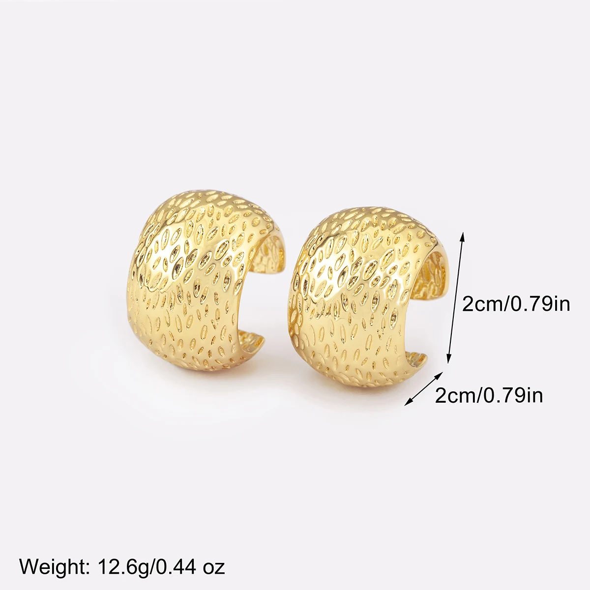 Nidin New Style Heart Shape Charm Ear Cuff No Piercings Clip Earrings For Women Fashion Female Simple Style Jewelry Accessories