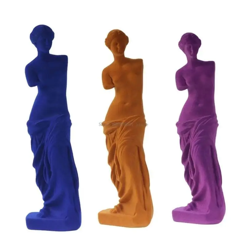  Nordic Figurine Roman Art Plush  Statue Stylish Addition To Bookshelves Or Desks