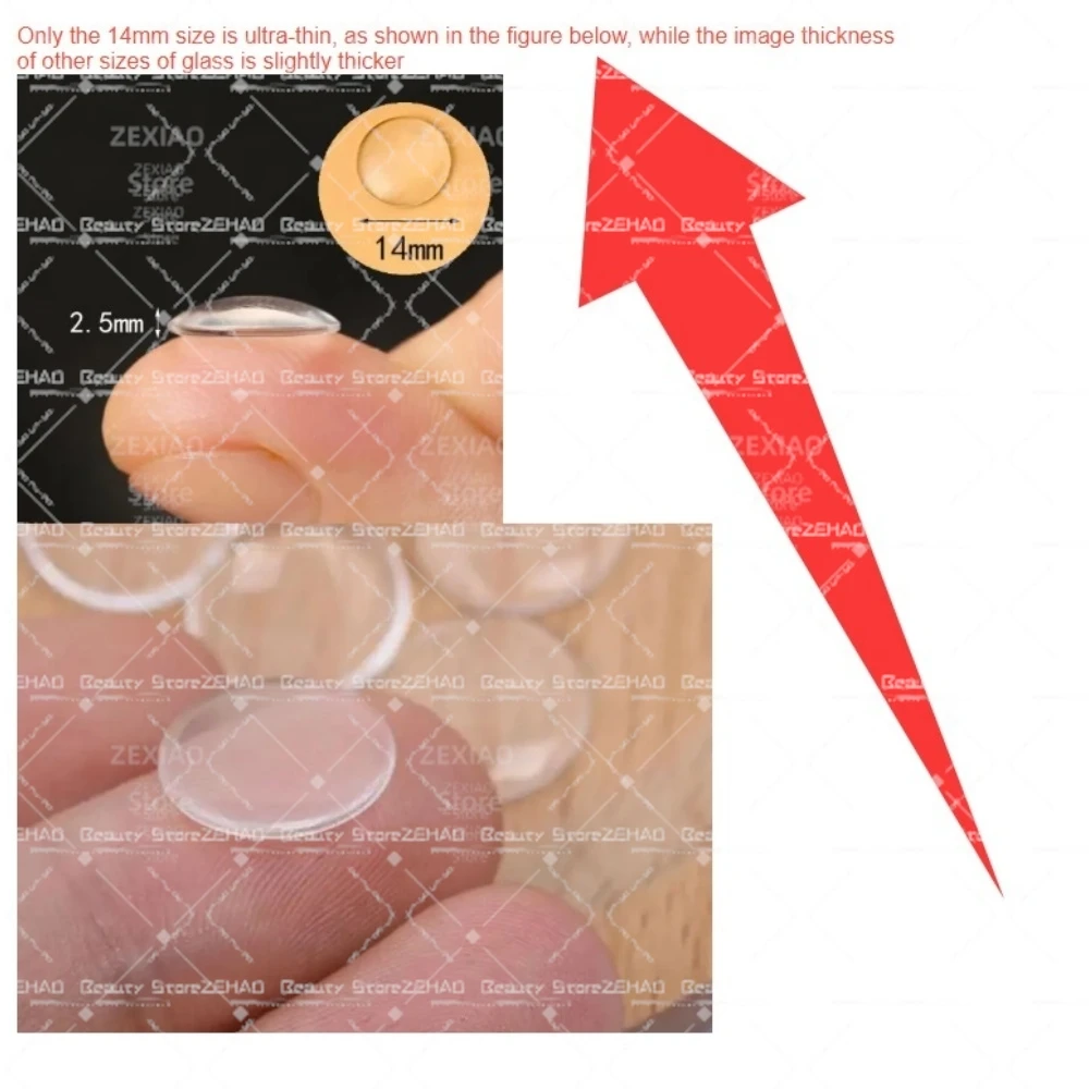 12Pcs/Bag 10MM-40MM Blythe Doll Eye Chips Colorful Pupil Eyes Chips 14mm Thin Pupil Eyes Accessories Eyes Chips Gift MS002 view 5