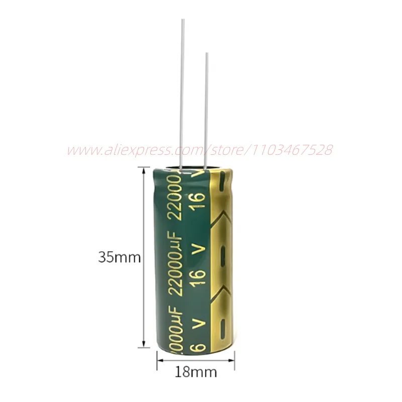 2-20PCS 16V High Frequency Low ESR Aluminum Capacitor 10UF 22UF 33UF 47UF 100UF 220UF 330UF 470UF 1500UF 1000UF 4700UF 1200UF