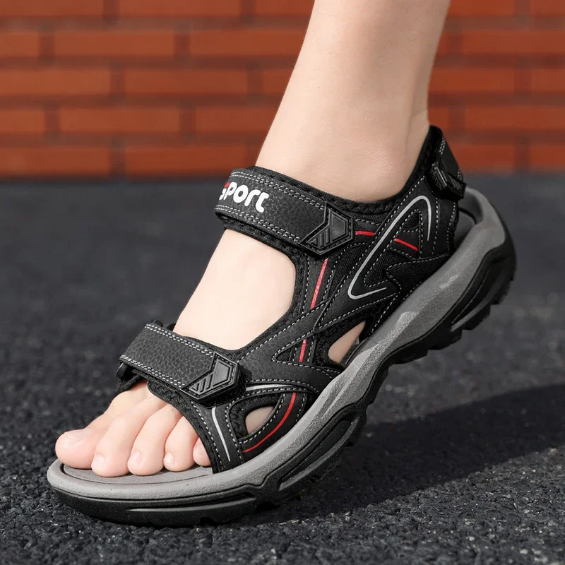 

Men's Sandals Outdoor Classic Soft New Summer Beach Sandals Platform Wading Shoes Men Sneakers Rome Non-Slip Sandals Zapatillas