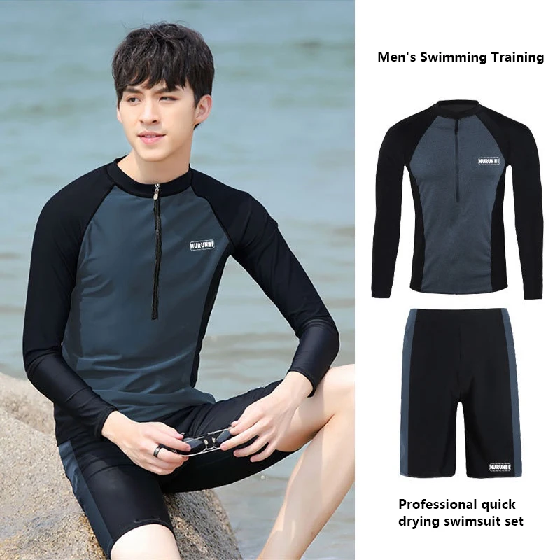 Men Woman Swimsuit Diving Suit Long Sleeve Quick Drying Wetsuit Summer Sun Protection Spearfishing Swim Surfing Training Suits