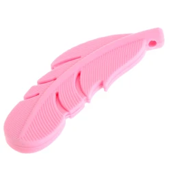 Nursing Feather Pendant Baby Teether Silicone Soother Chew Toy Teething Necklace