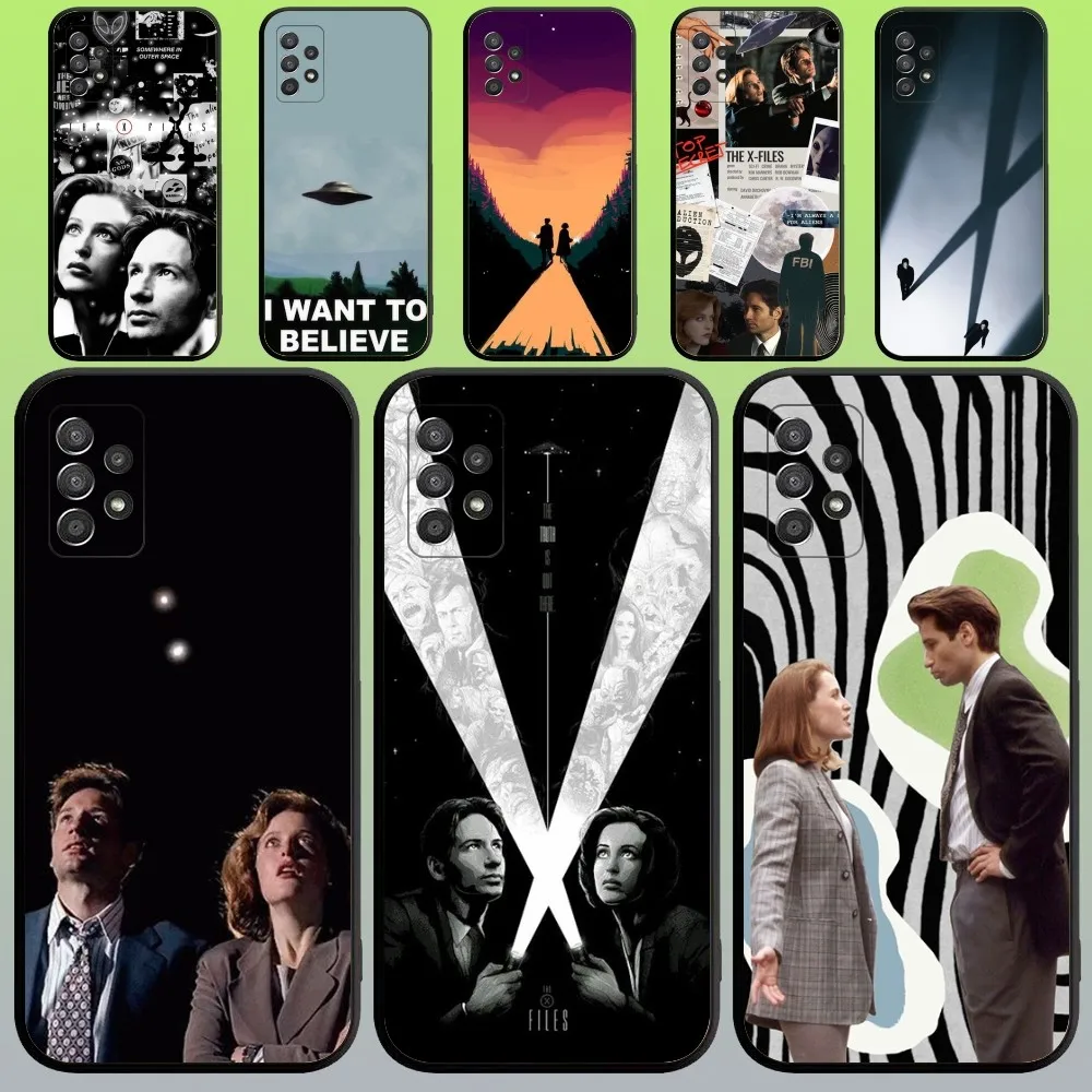 The X Files Phone Case For Samsung Galaxy A20,A21s,A22,A31,A32,A52,A53,A72,73,A80,A91 Soft Black Cover