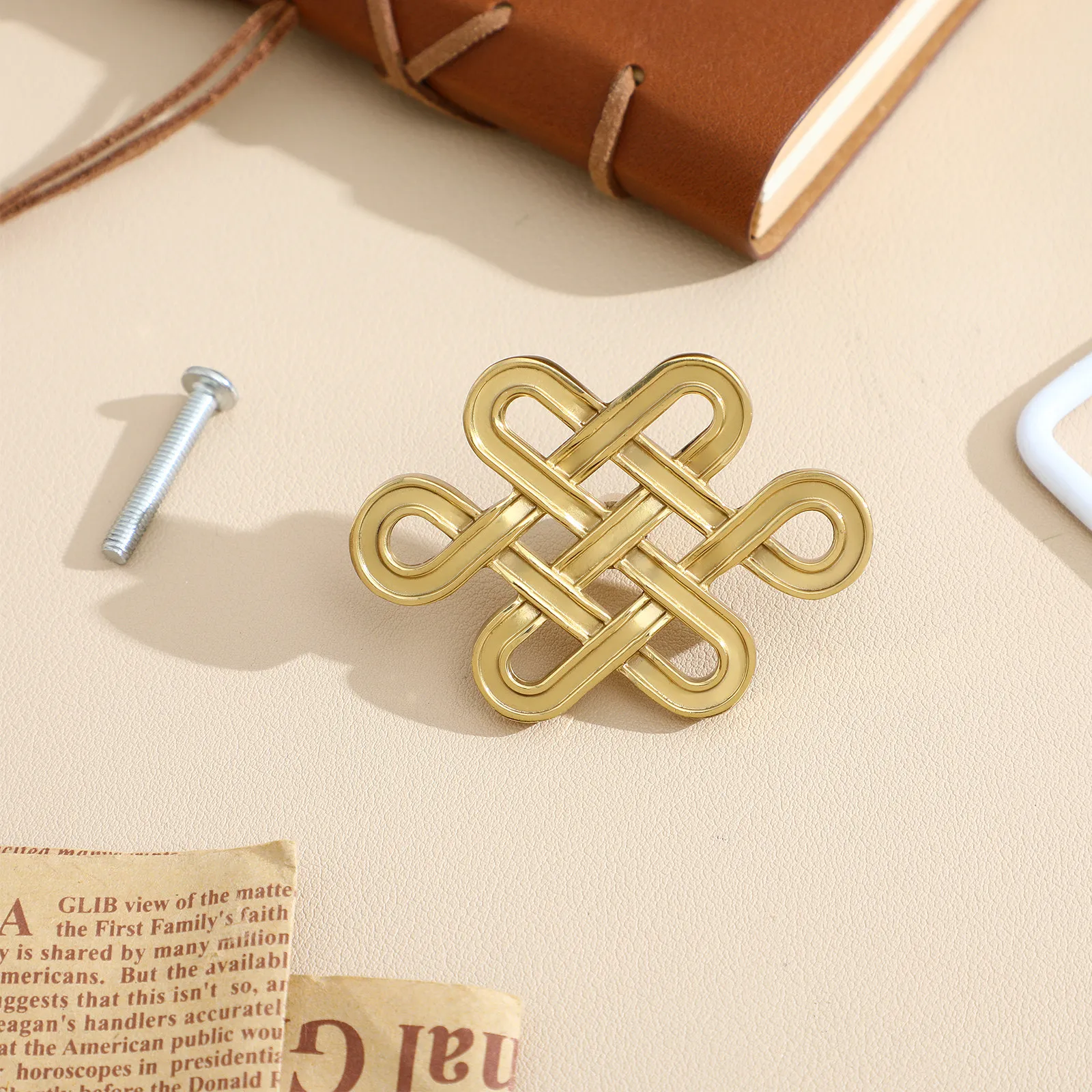 

Медная ручка-узелок в китайском стиле для шкафа, премиум-класса, металлическая мебельная ручка-скоба для выдвижных ящиков, дверей шкафов и гардеробов, замена