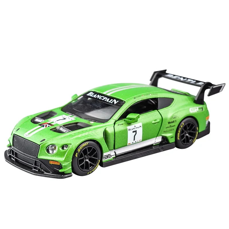 1:32 Alloy Mini Car Model Bentley GT3 Metal Toy Diecast & Toy Vehicles Pull Back Kids Toy Cars for Children Boy Car Gift