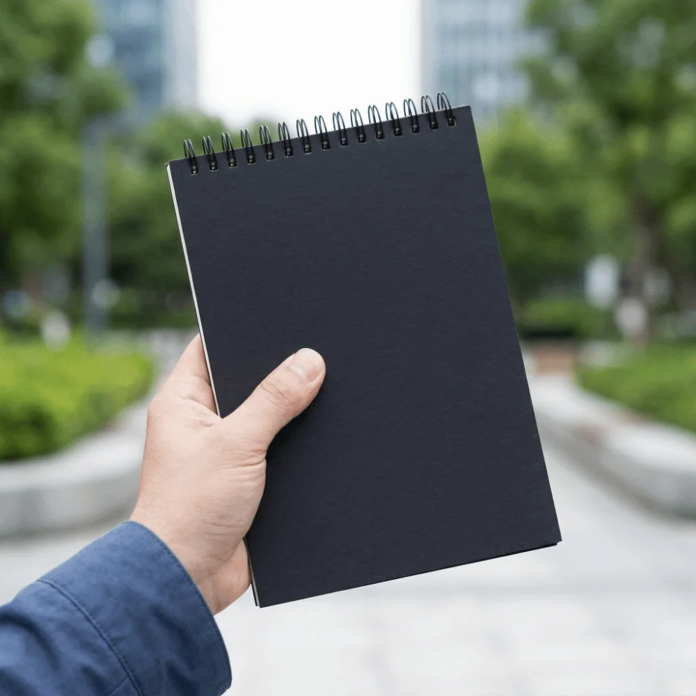 Up Turning Loose-Leaf Sketchbook A4 A5 A6 8K 16K Taking Notes Memo Notepad Diary Journal Sketch Paper Book Learning Supplies
