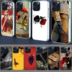 Bullfight Bull Fighter Capa Phone Case For Iphone 17 Air 16 Pro Max 15 12 Pro 14 Plus 17E 16E 11 13 Mini Cover Cases Fundas Cell