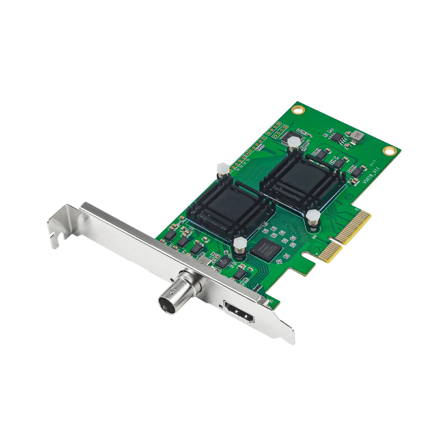 12G SDI 4k60 HDMI Input Video Capture PCIe Card Support Vmix OBS Streaming Win10 Linux Box UC4K60HS