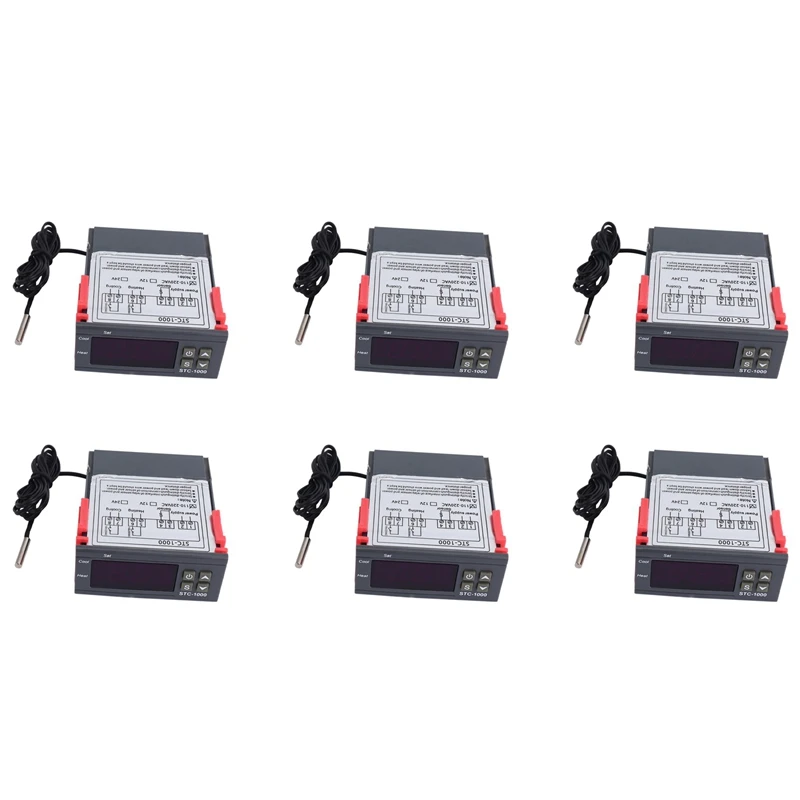 

6X 220V/STC-/1000 Digital Temperature Controller Thermostat With NTC