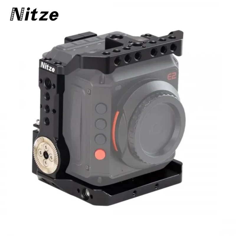 

NITZE Z CAM E2 CAMERA CAGE - TP-E2-II with HDMI and USB Cable Clamps (Built-in NATO Rail and ARRI Rosette)