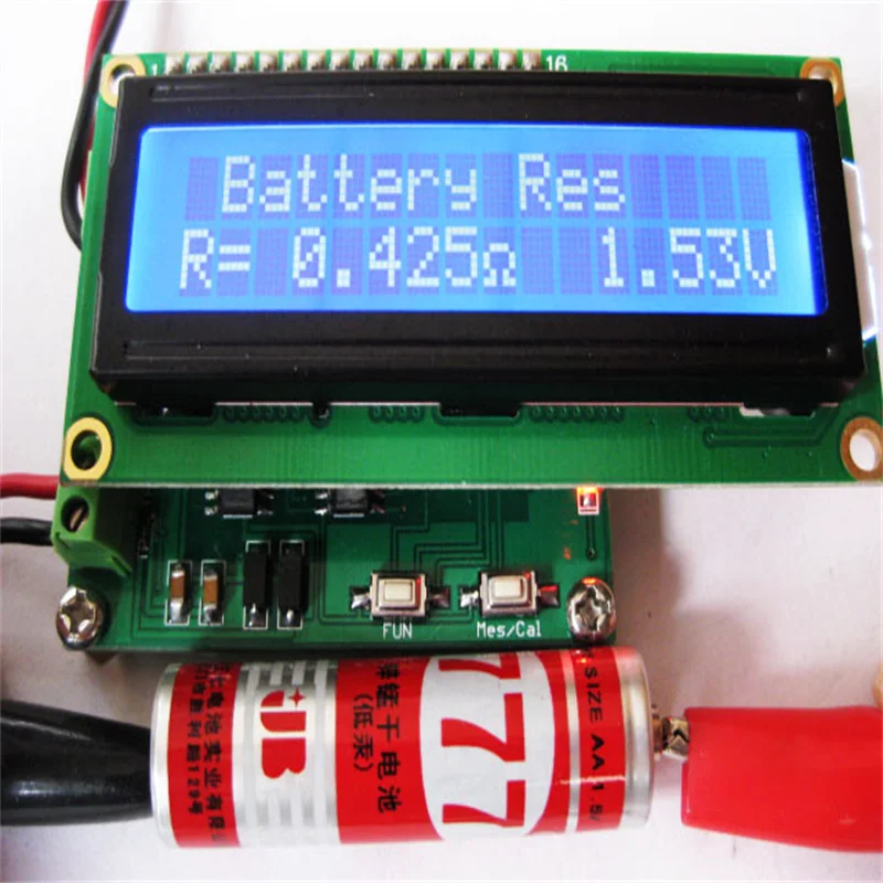 New version of battery internal resistance tester with ESR measurement function