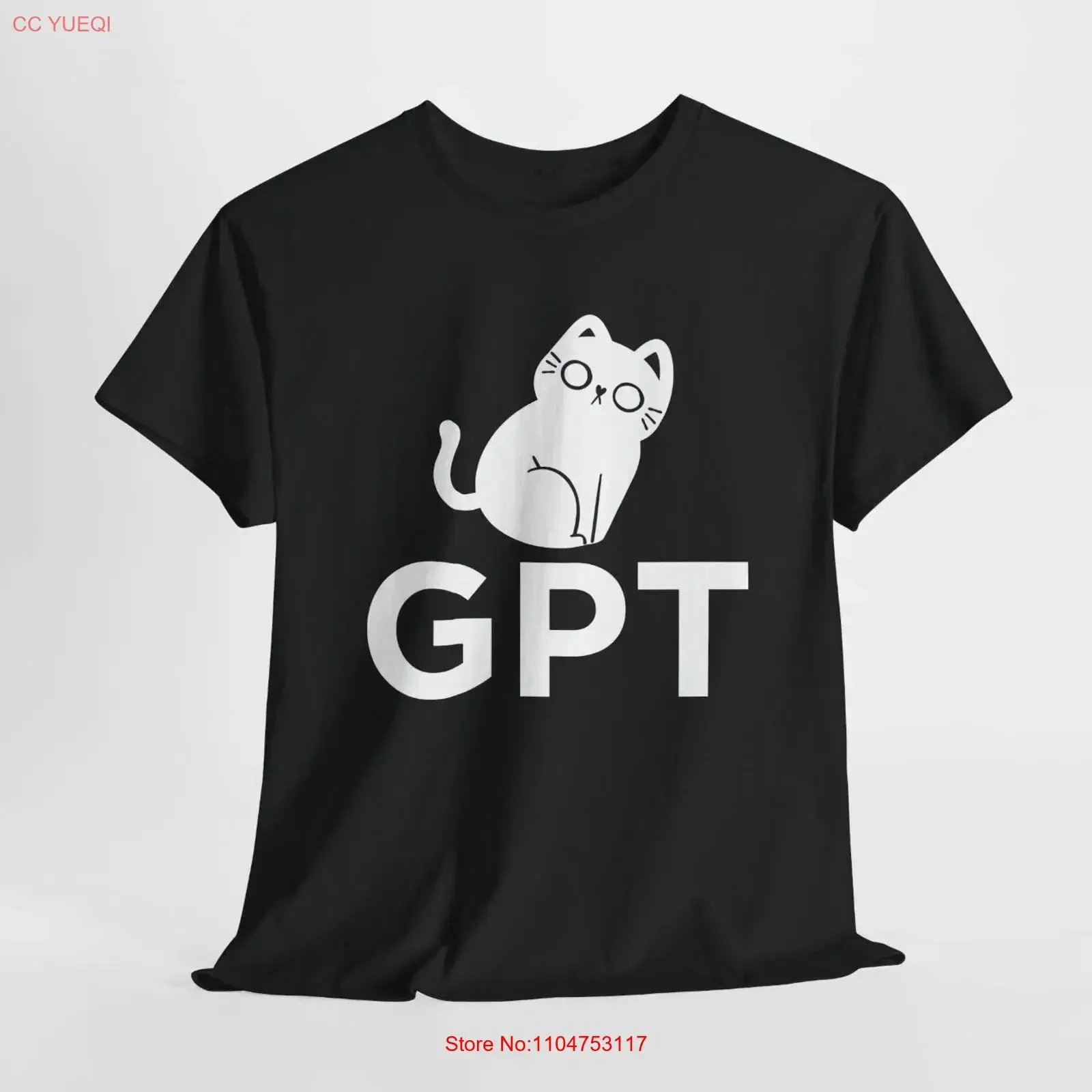 Chat gpt caT T Shirt tee lover chatgpT for her men vintage Washed Unisex Stretched Top For Everyday Wear Versatile fashion