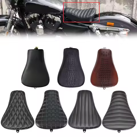Motorcycle Front Seat Driver Cushion Rider Pillion Pad For Harley Sportster 48 72 2010-2015, Iron XL 883 1200 2012-2015