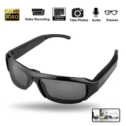 HD 1080P Mini Camcorder Glasses Camera For  For Driving Polarized Sunglasses Sports Camera Driving Cycling Video Recorder