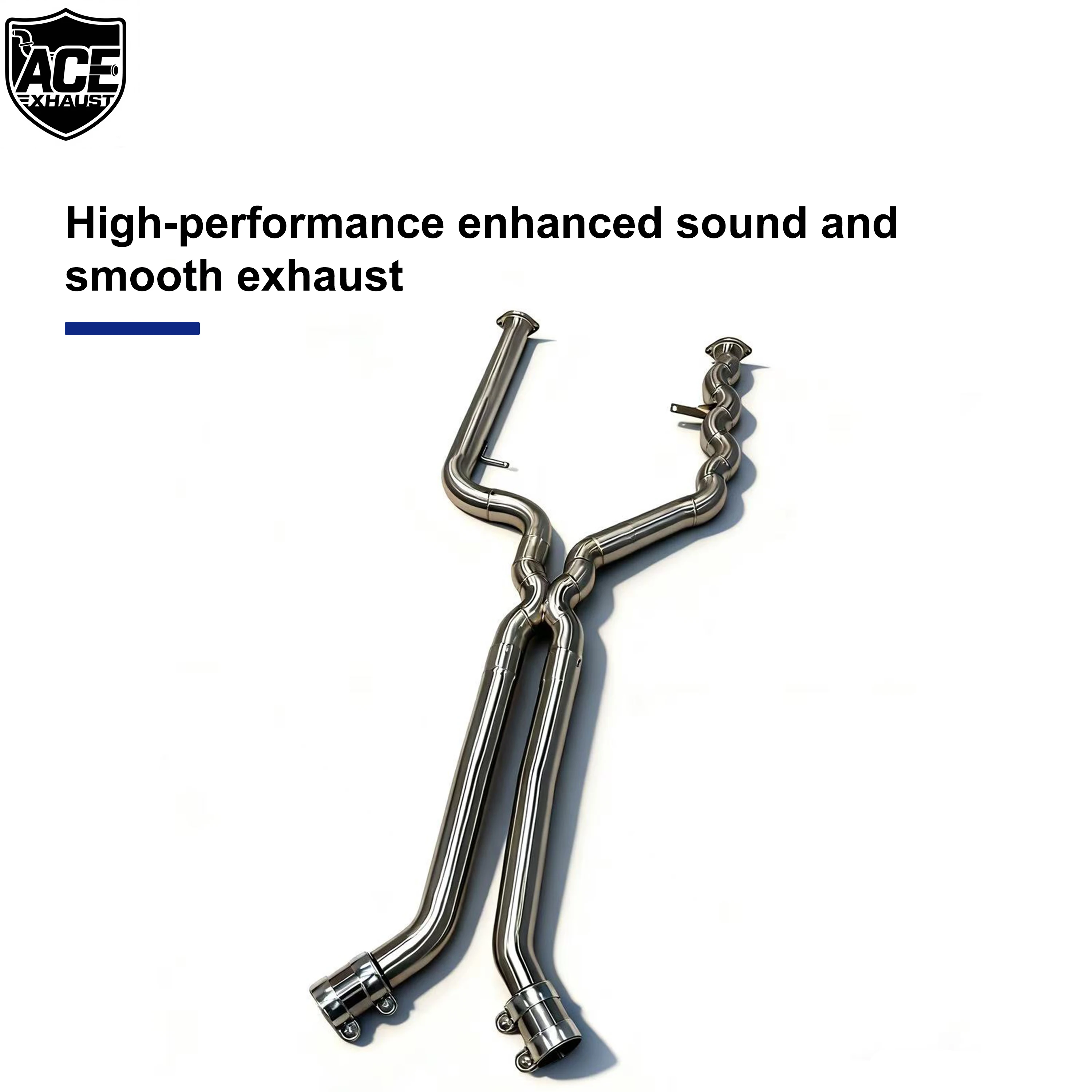 ACE für BMW M2 M3 M4 G87 G82 G80 S58 3.0T Gleichlängen-Mittelrohr Hochwertiges SUS304 Auspuffrohr Mittelrohr Einfach zu Installieren – Detail 9