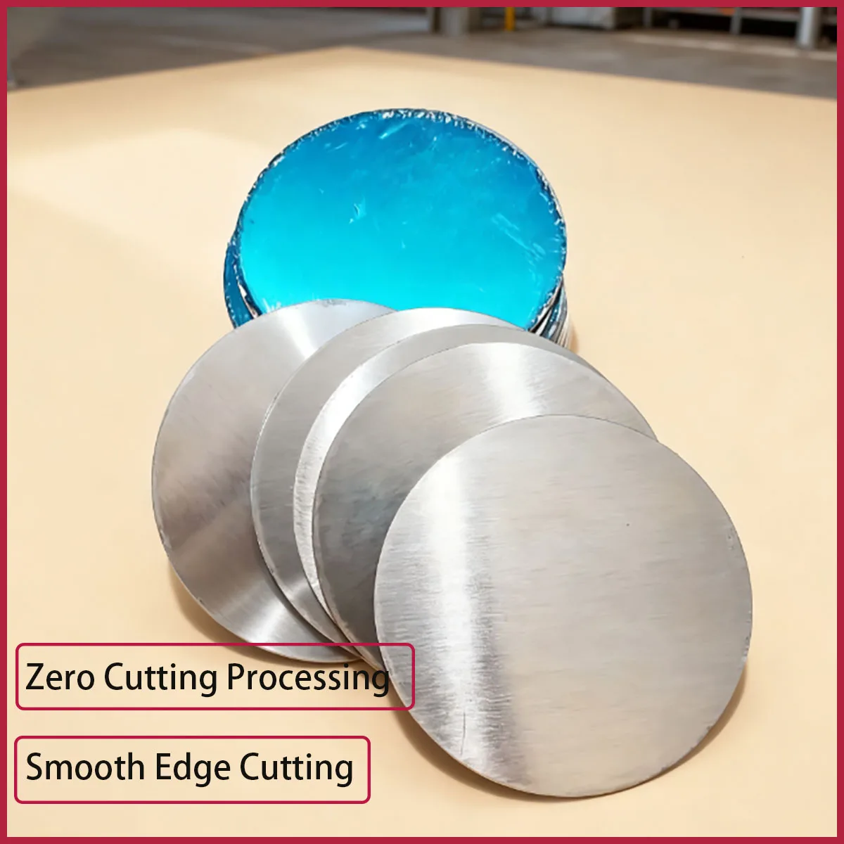 50-300mm Dia Aluminum Round Plate - 1-5mm Thickness Custom Laser Cut Circular Sheet for DIY Metal Projects