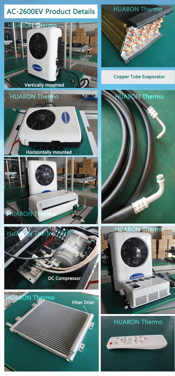 

Хорошая репутация, высококачественный разъемный кондиционер AC-2600EV с батарейным приводом для тяжелых грузовиков и фургонов