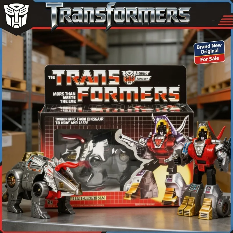 

In Stock Original Transformer Toys Deformation Robots G1 Series Slag KO Version Collectible Action Figures for Kids and Adults