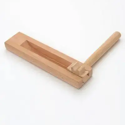 

Wooden Ratchet Kids Music Toy Eco Friendly Hand Percussion Educational Toys Beige Random Handle Traditional