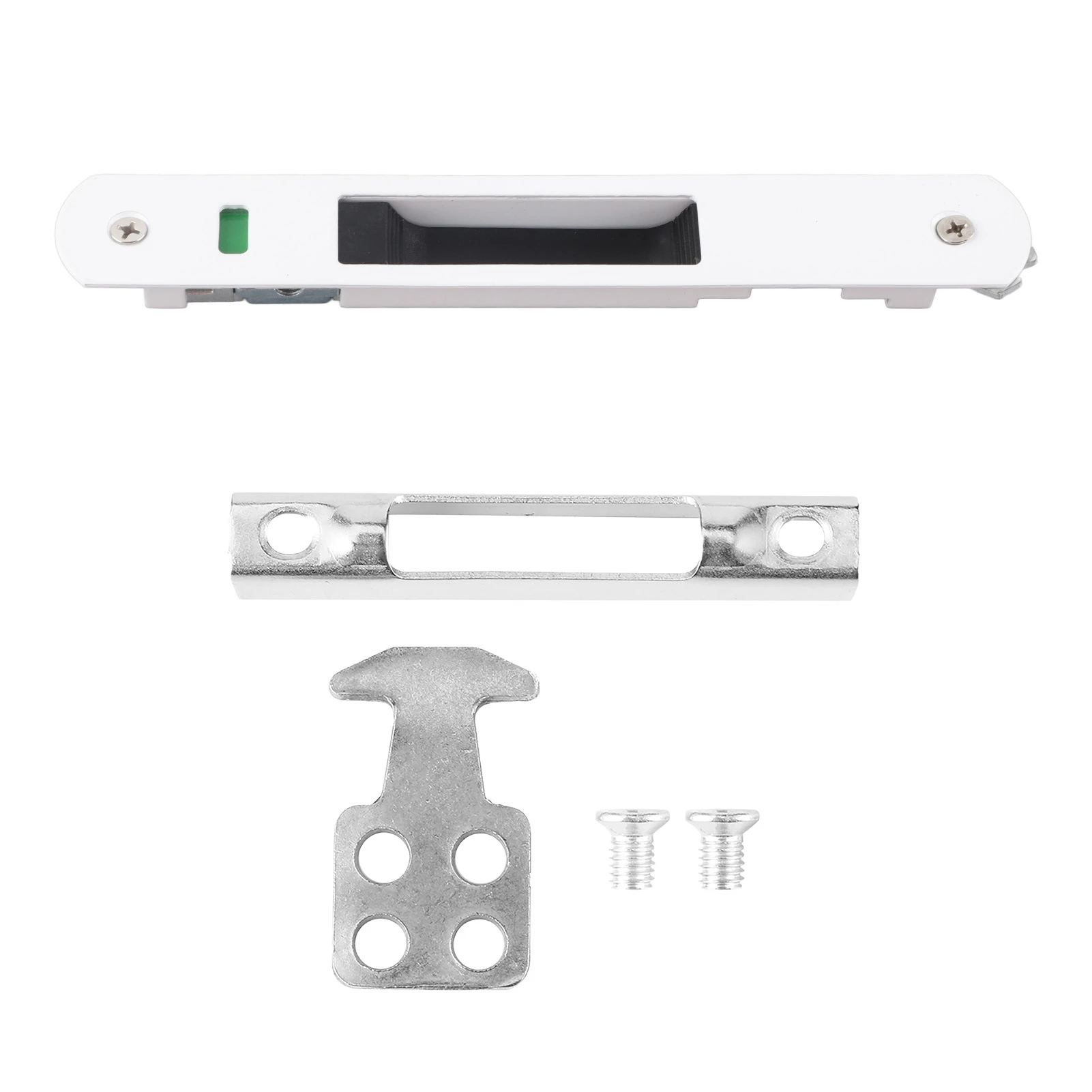 W01M Raccordi hardware di chiusura a serratura singola per porte scorrevoli in vetro per uso domestico in acciaio inossidabile
