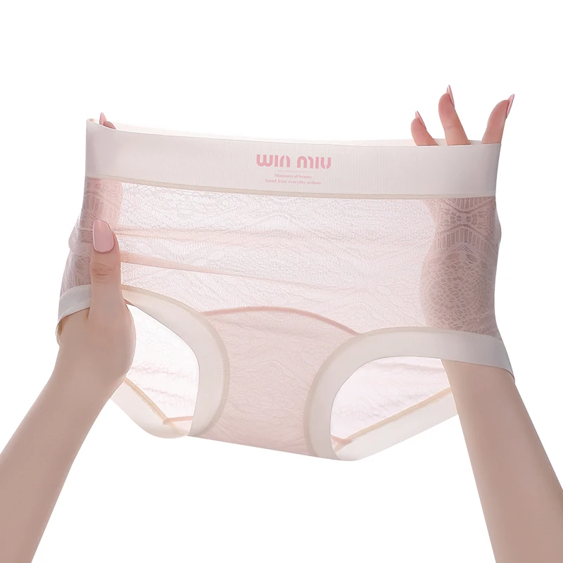 Calcinha sem costura para mulher micro roupa interior moda rendas calcinha feminina conjunto pacote transparente linergie lingerie sexy briefs senhora