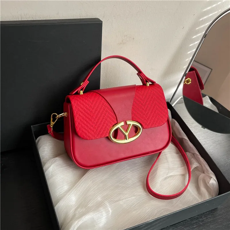 

Women High End Fashion Luxury Leather Shoulder Bag Elegant Tote Handbag Daily Chic Crossbody