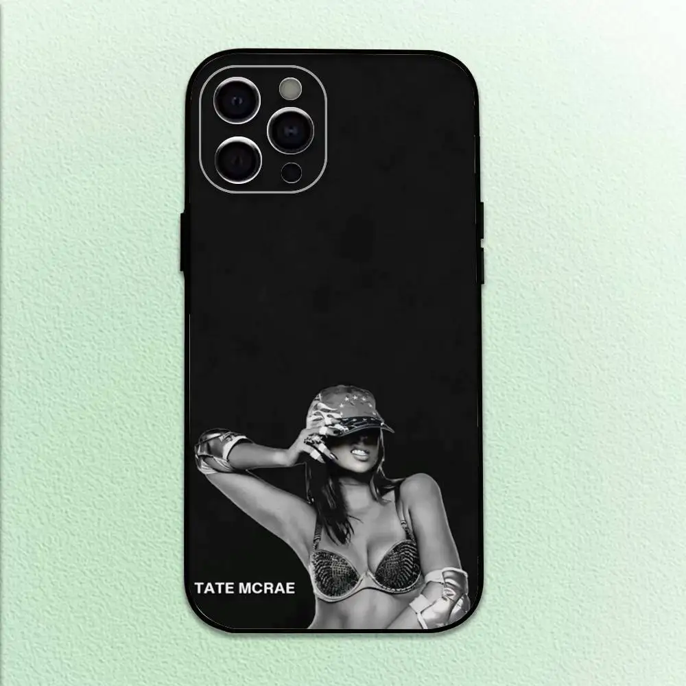 T-Tate M-McRae Phone Case  For iPhone17,16,15,14,13,12,11 Plus,Pro Max Soft Black Cover