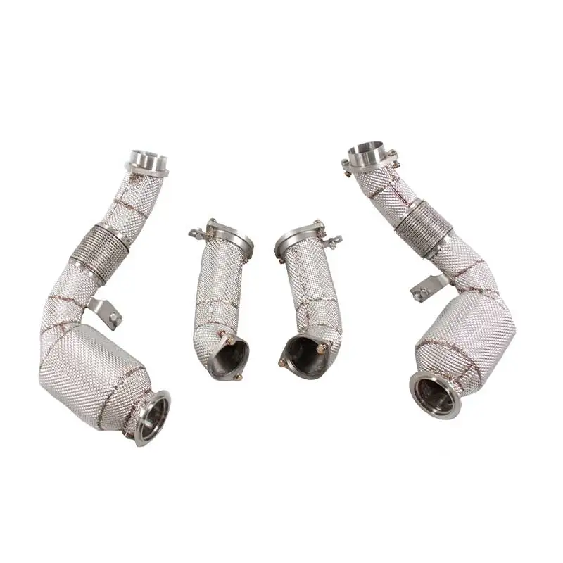 Stainless Steel Suitable for BMW M5 G90 4.4T Exhaust Downpipe with Exhaust Front Section