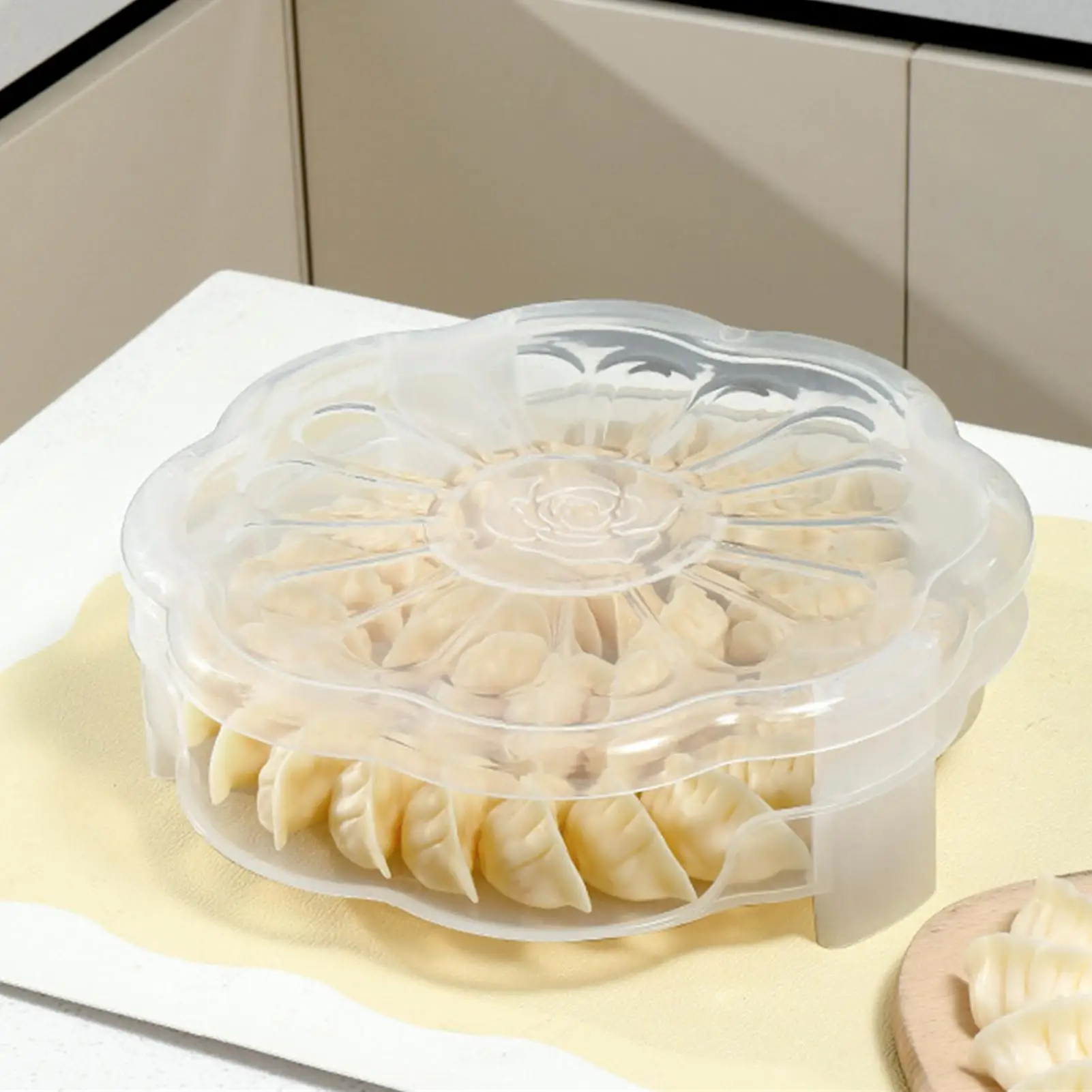 Cookie Boxes Food Storage Container Organizer Stackable Dumpling Storage Box For Home Kitchen Bakery Restaurant Dorm Apartment