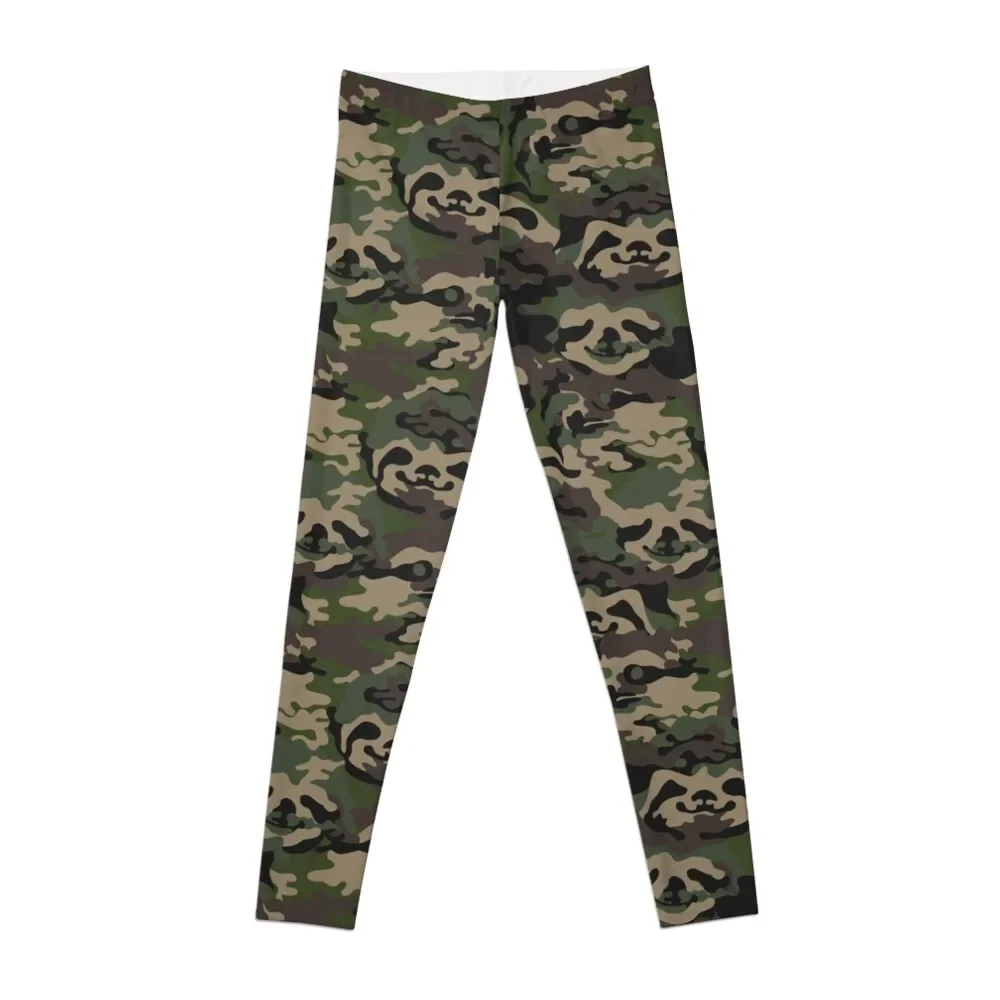 

Sloth Camouflage Leggings sports for gym Golf wear gym pants Womens Leggings