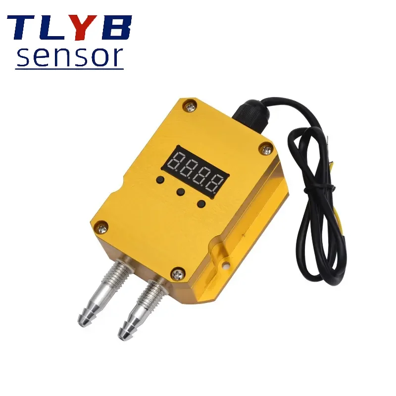 Hot-selling/4-20 MA air Pressure Sensor Wind Pressure Transmitter Differential Pressure Sensor 100pa  200pa 300pa 5kpa