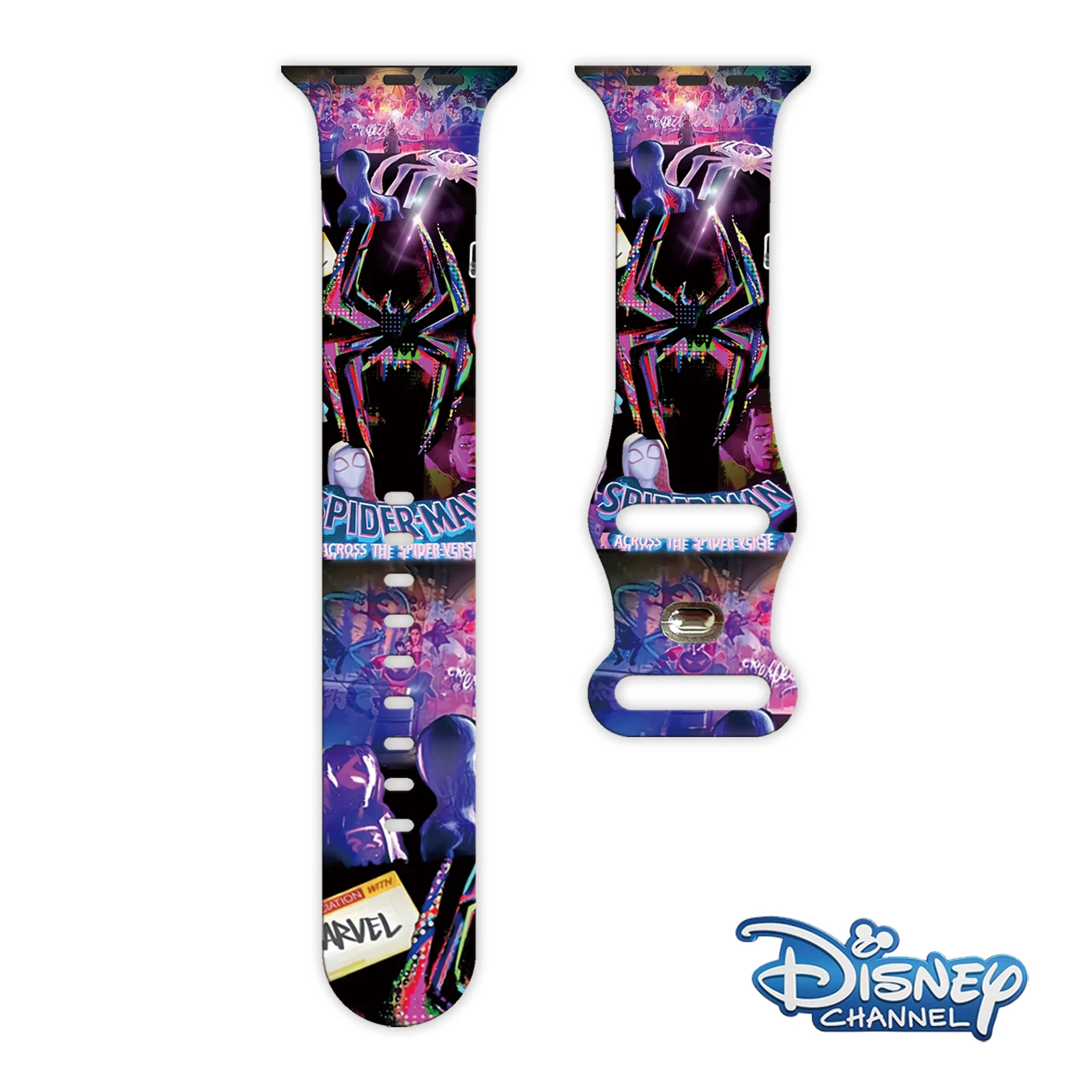 

Legendary Spider-Man Printed Strap for Apple Watch 11 10 9 SE Silicone Band Replaceable Watchband for iWatch 46mm 44mm 42mm 41mm