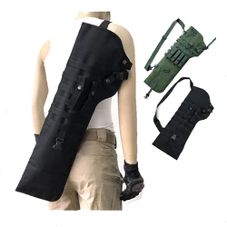 Tactical Backpack,Molle Style,Shoulder Carry Bag,Rifle,Shotgun,Storage Bag,Long Scabbard Bag,34 inch,Outdoor Hunting Army