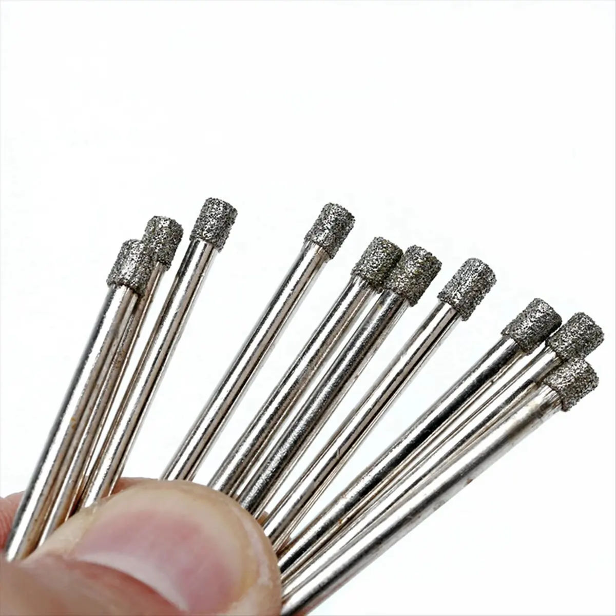 A72P 10Pcs 3mm 1/8 Inch Hole Saw Core Drill Bits Masonry Drilling Cutter for Glass Tile Gemstone MarbleTools