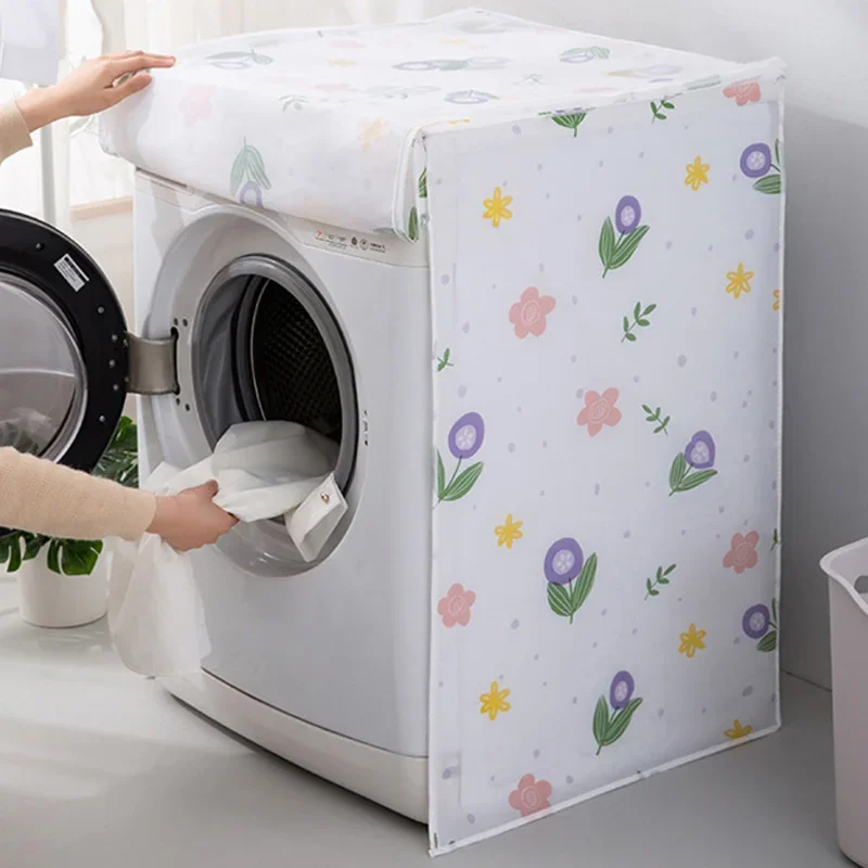 Washing Machine Cover Protective Dustproof Protection Front Load Front-loading Laundry Dryer Sunscreen Protector Waterproof