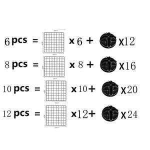 سياج الأليفة الشبكي الحديدي ، يمكن دمجها بحرية ، القط ، ، الهامستر ، الأرنب ، DIY أعلى 6 سياج مبيعات للأرانب - No4