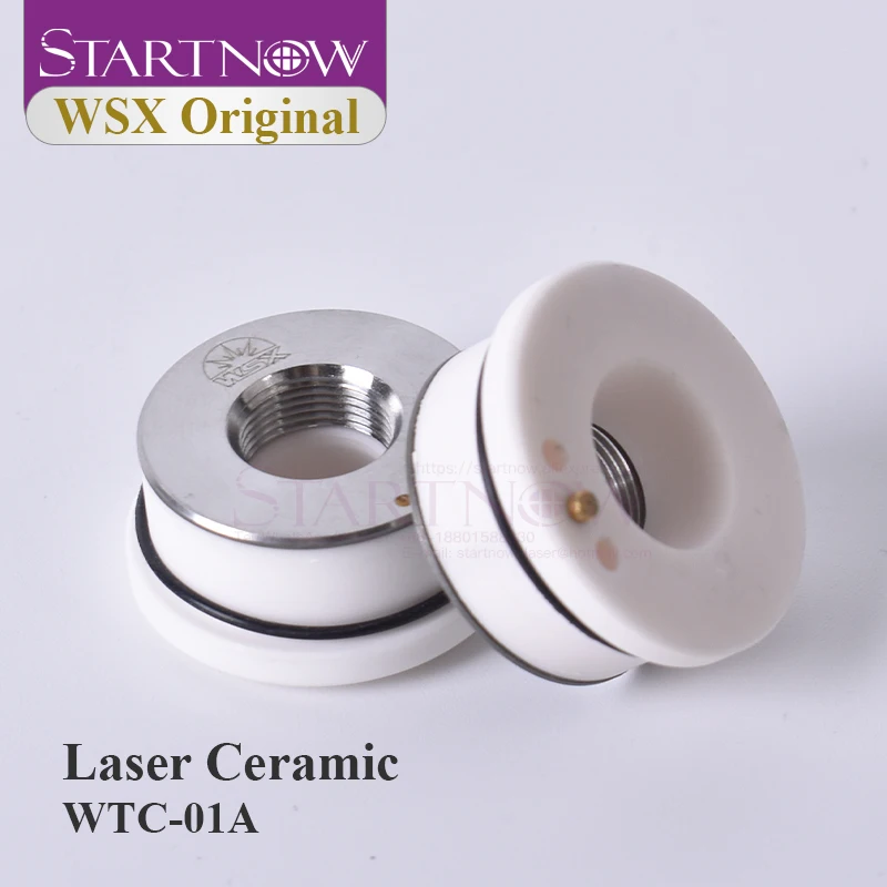 Startnow Laser Ceramic Ring O.D.28mm WTC-01A M11 WSX Original Welding Nozzles Holder For Fiber Cutting Head Nozzle Spare Parts