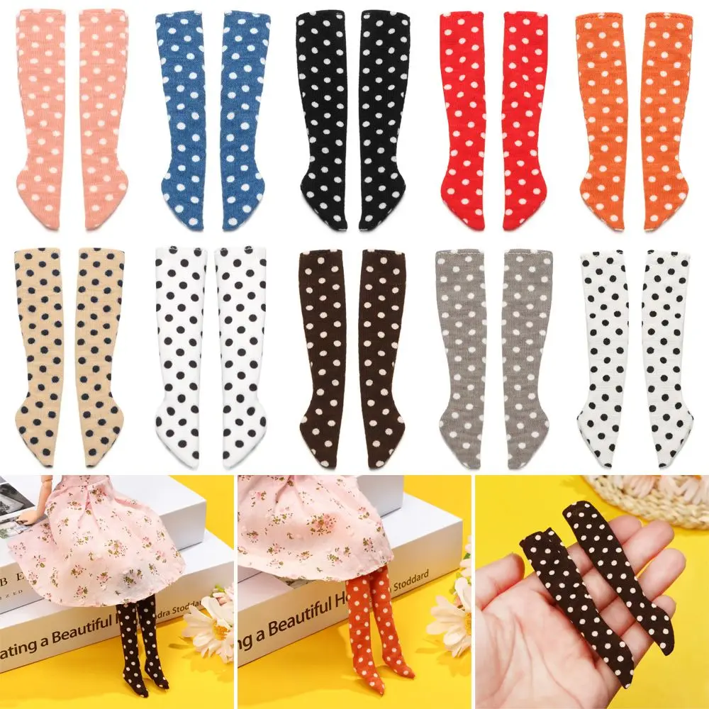 Toys Children Kids Girl High quality Doll's Clothes Accessories Doll Dot Socks 1/6 Doll Stockings Christmas Gift