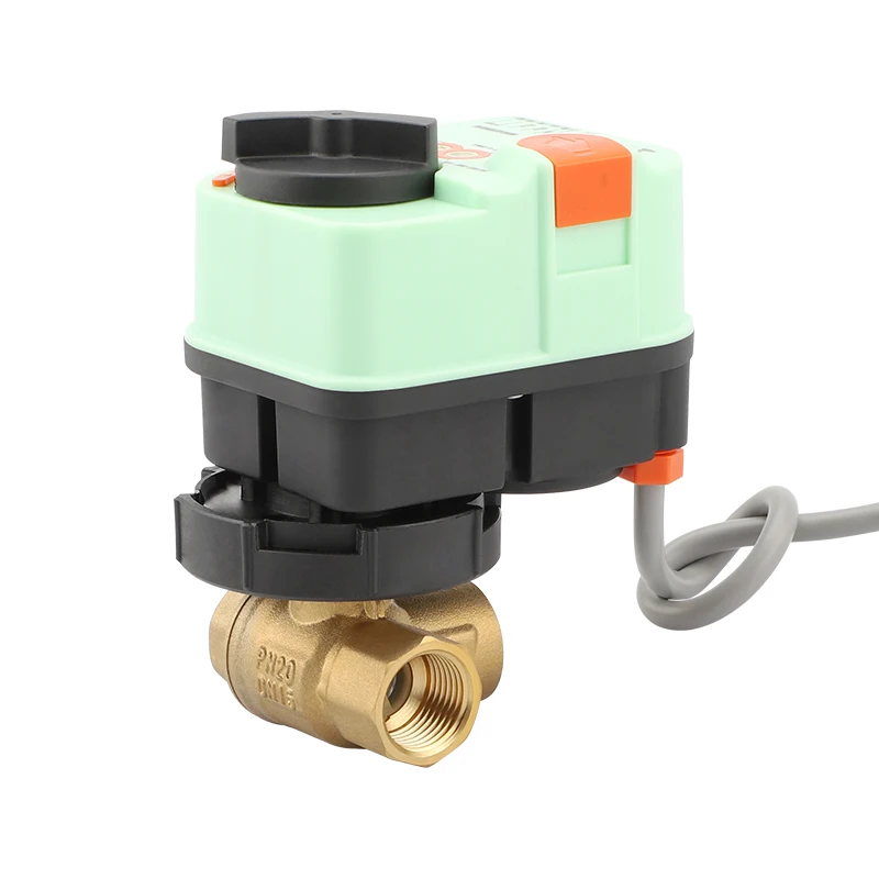 

DN15 3-Way Manual Power Water Valve 0-10V 4-20mA Electric Actuator Ball Structure Gas Oil Control OEM Control Valves