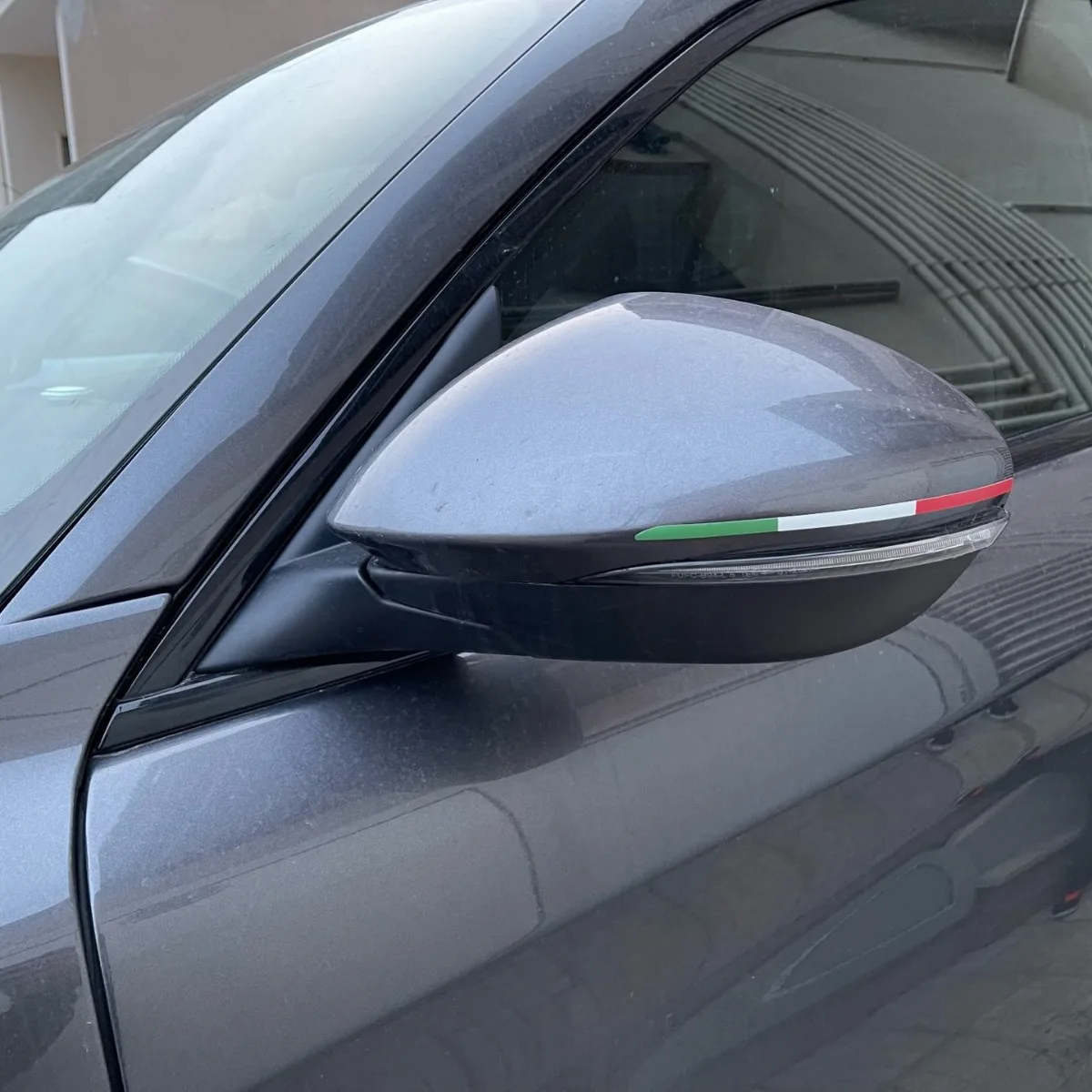 2x الإيطالية ثلاثي الألوان العلم الايبوكسي ملصق مزخرفة ثلاثية الأبعاد خزان للدراجات النارية الشارات ملصقات حالة التصاق قوي Unerisal سيارة الشارات