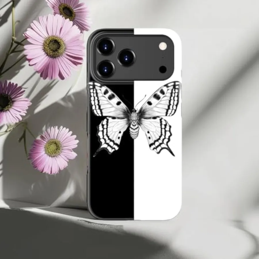 جراب iPhone 17 Pro Max - متوافق مع الشحن اللاسلكي - غلاف صلب مزدوج الطبقة + غطاء سيليكون - هاتف واقٍ مقاوم للصدمات #4