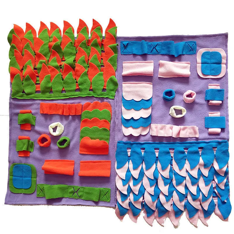 

Коврик для тренировки носового обоняния домашних животных | Игрушка-головоломка для собак от скуки | Интерактивная подушка-медленная кормушка