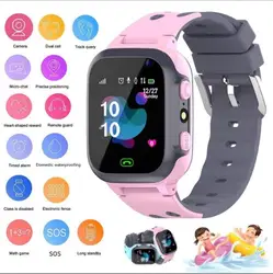 Kids Smart Watch 2024 New 4G SIM Card Children SOS GPS WiFi Position Video Call Phone Wristwatch Camera Alarm Clock Smartwatch